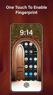 Door Lock Screen - Door Zipper android App screenshot 0